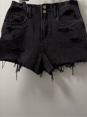 NWT BLANKNYC Night Patrol Distressed Denim Shorts 26